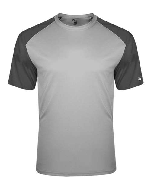 Youth Breakout T-Shirt - Silver/ Graphite Front