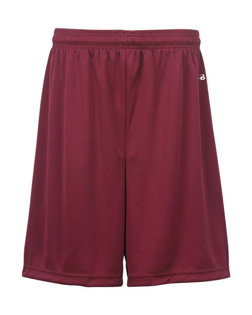 Youth B-Dry 6" Shorts - Cardinal Front