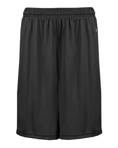 Men's Pocketed 7" Shorts - Black Front