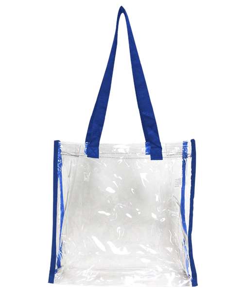 Clear Value Tote - Royal Back