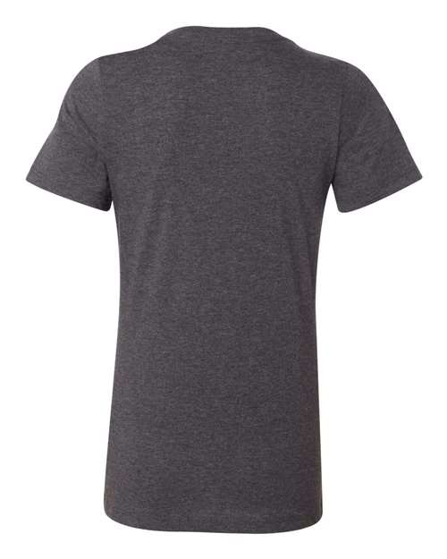 Women’s Relaxed Fit Heather CVC Tee - Dark Grey Heather Back