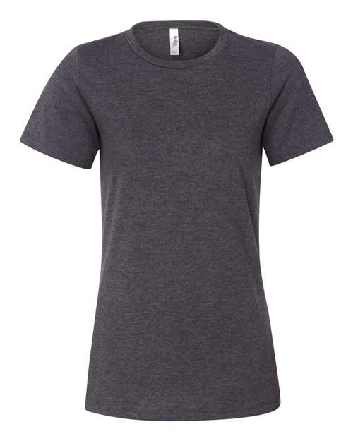 Women’s Relaxed Fit Heather CVC Tee - Dark Grey Heather Front