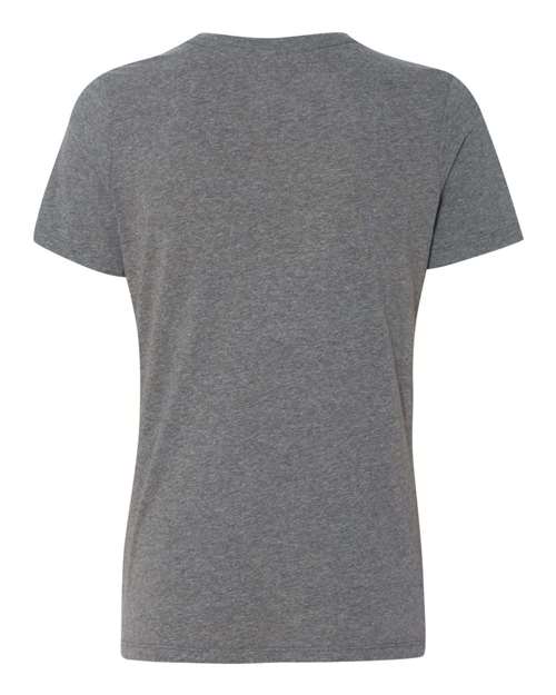 Women’s Relaxed Fit Heather CVC Tee - Deep Heather Back
