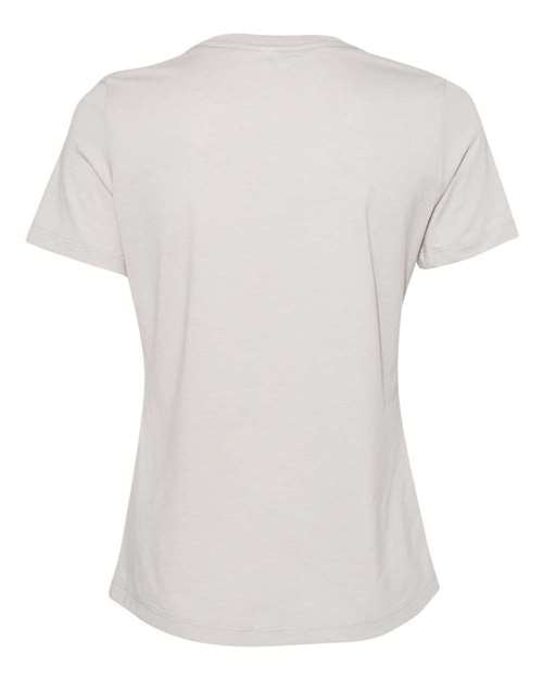 Women’s Relaxed Fit Heather CVC Tee - Heather Cool Grey Back