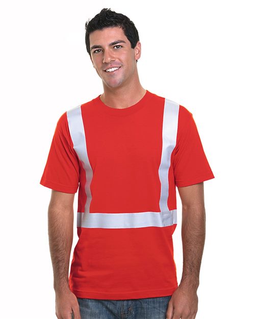 Unisex USA-Made Hi-Visibility Performance T-Shirt - Black Front