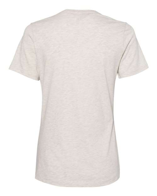 Women’s Relaxed Fit Heather CVC Tee - Heather Prism Natural Back