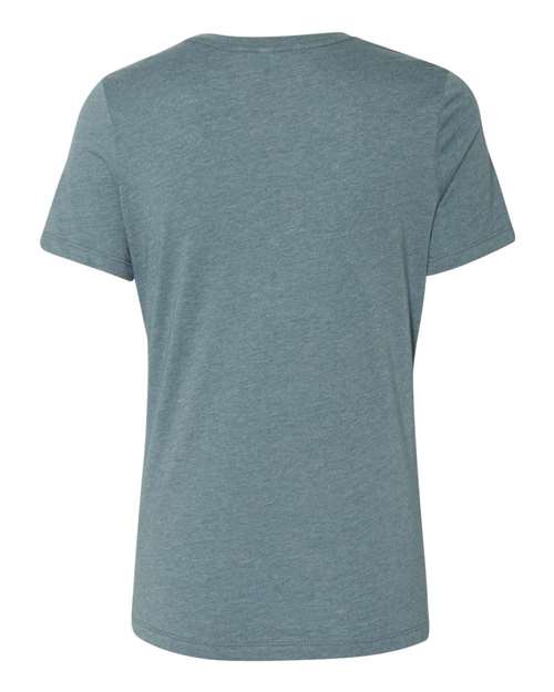 Women’s Relaxed Fit Heather CVC Tee - Heather Slate Back