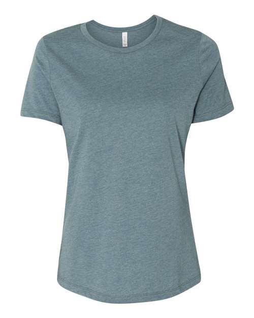 Women’s Relaxed Fit Heather CVC Tee - Heather Slate Front