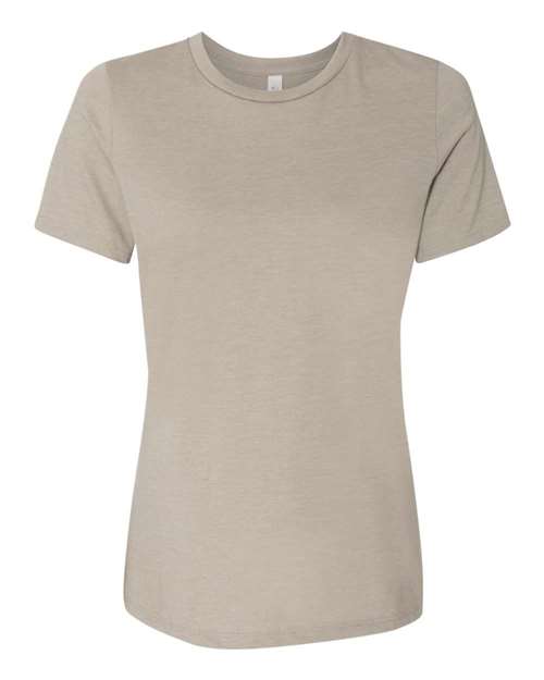 Women’s Relaxed Fit Heather CVC Tee - Heather Stone Front