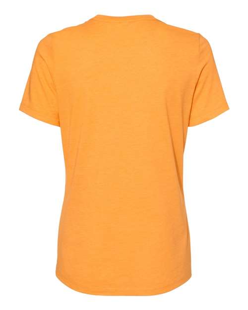 Women’s Relaxed Fit Heather CVC Tee - Heather Marmalade Back