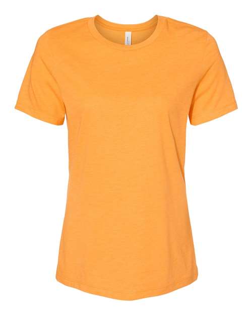 Women’s Relaxed Fit Heather CVC Tee - Heather Marmalade Front