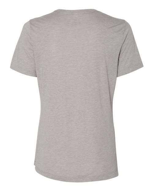 Women’s Relaxed Fit Triblend Tee - Athletic Grey Triblend Back