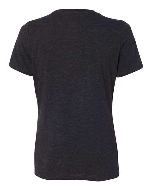 Women’s Relaxed Fit Triblend Tee - Charcoal Black Triblend Back