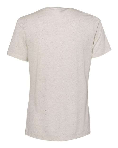 Women’s Relaxed Fit Triblend Tee - Oatmeal Triblend Back
