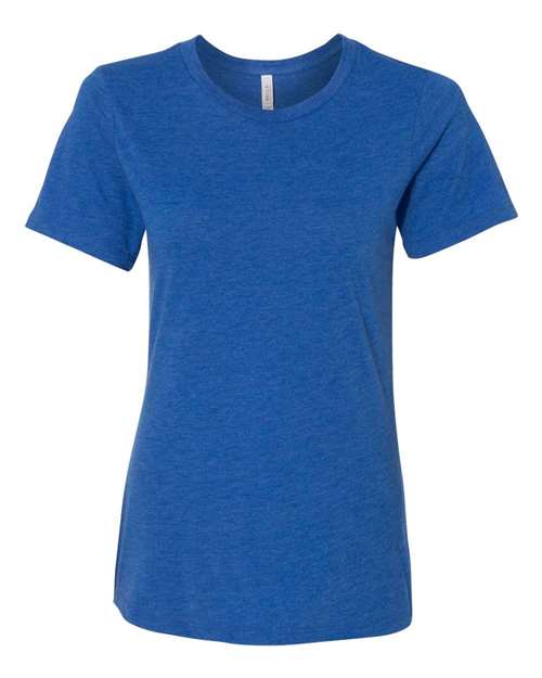 Women’s Relaxed Fit Triblend Tee - True Royal Triblend Front