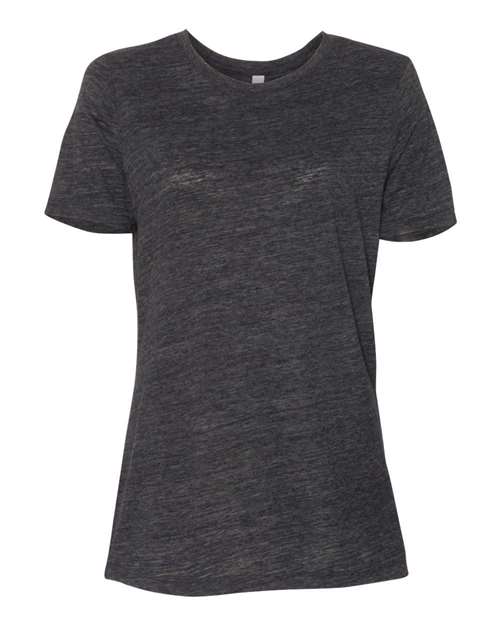 Women’s Relaxed Fit Vintage Slub Tee - Charcoal Black Slub Front