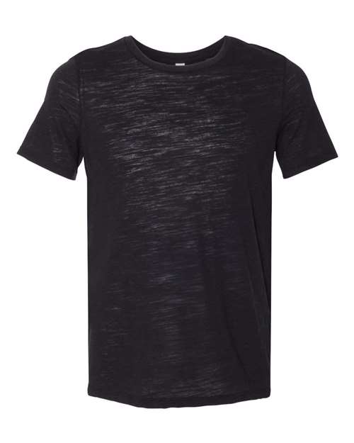 Women’s Relaxed Fit Vintage Slub Tee - Solid Black Slub Front