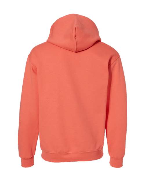 Unisex NuBlend® Hooded Sweatshirt - Sunset Coral Back