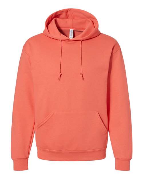 Unisex NuBlend® Hooded Sweatshirt - Sunset Coral Front