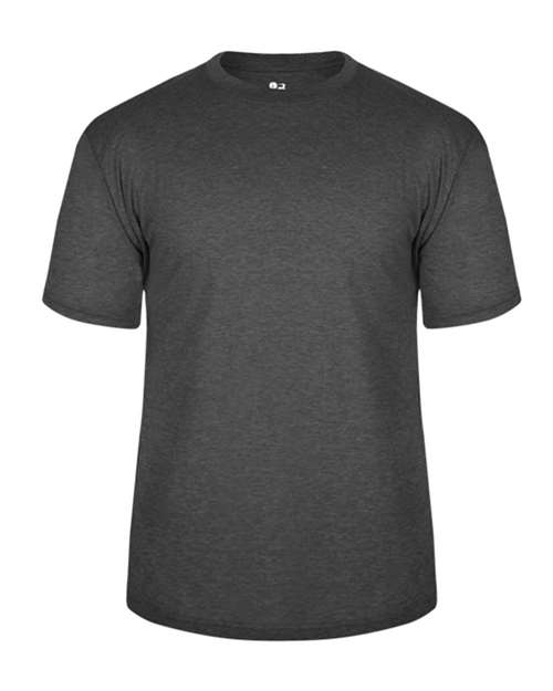 Youth Triblend T-Shirt - Black Heather Front