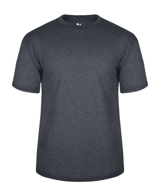 Youth Triblend T-Shirt - Navy Heather Front