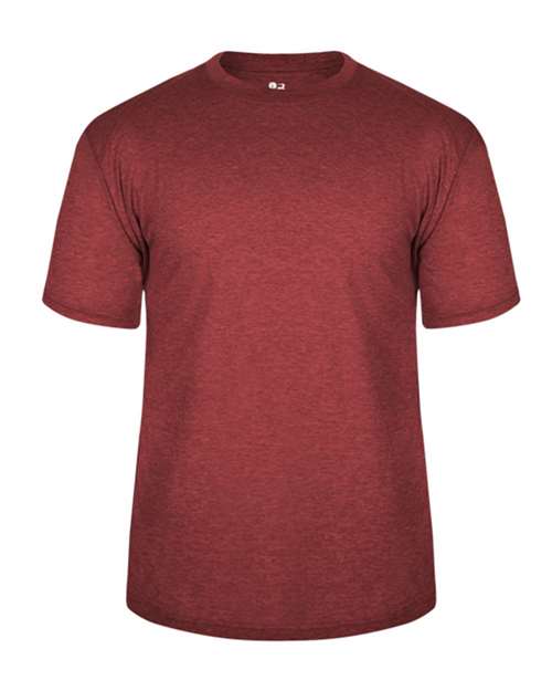 Youth Triblend T-Shirt - Red Heather Front