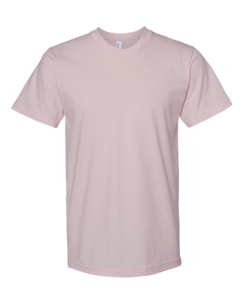 Unisex Fine Jersey Tee - Blush Front