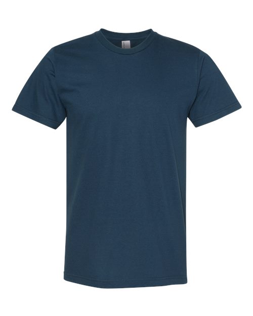 Unisex Fine Jersey Tee - Sea Blue Front