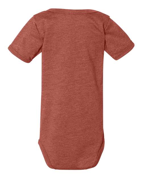 Infant Jersey One Piece - Heather Mauve Back