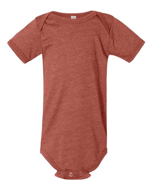 Infant Jersey One Piece - Heather Mauve Front
