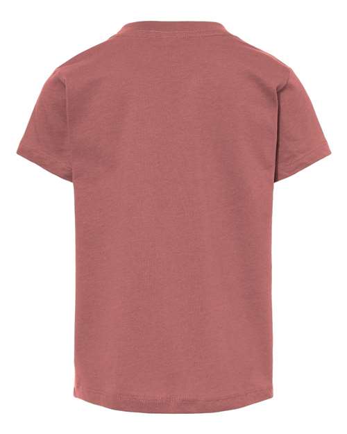 Toddler Jersey Tee - Heather Mauve Back