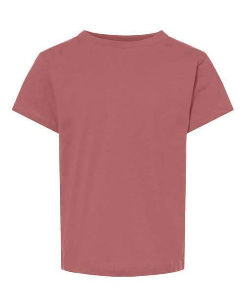 Toddler Jersey Tee - Heather Mauve Front