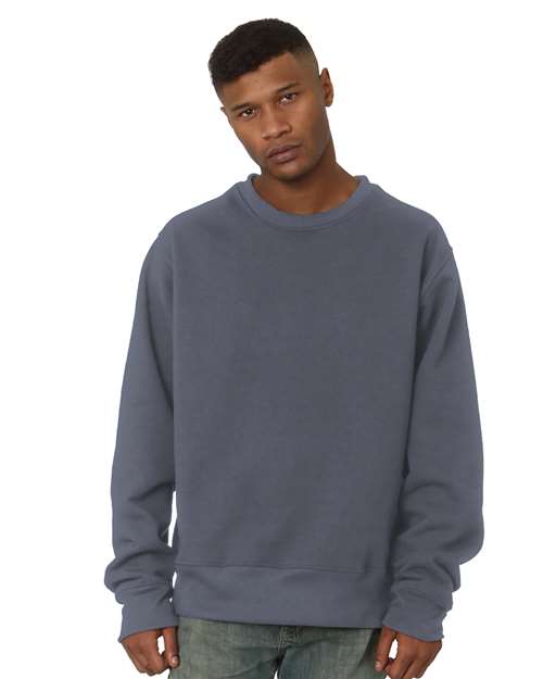 Unisex USA-Made Super Heavy Oversized Crewneck Sweatshirt - Dark Grey Front