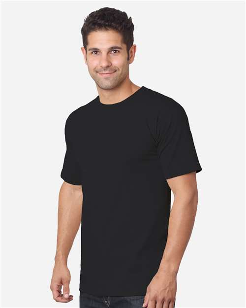 Unisex USA-Made Heavyweight Ring-spun T-Shirt - Black Front