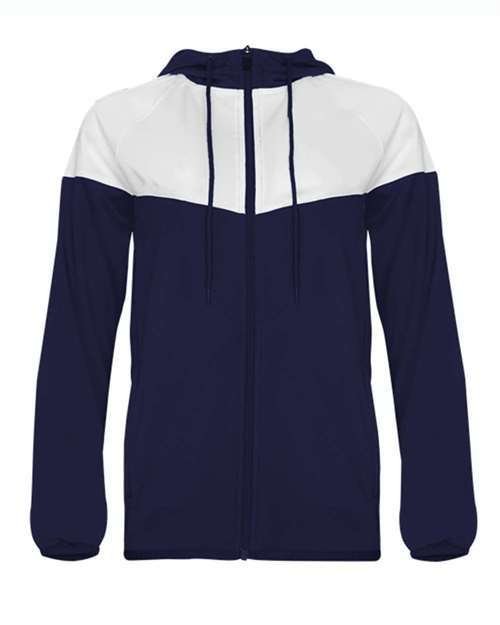 Women's Sprint Outer-Core Jacket - Navy/ White Front