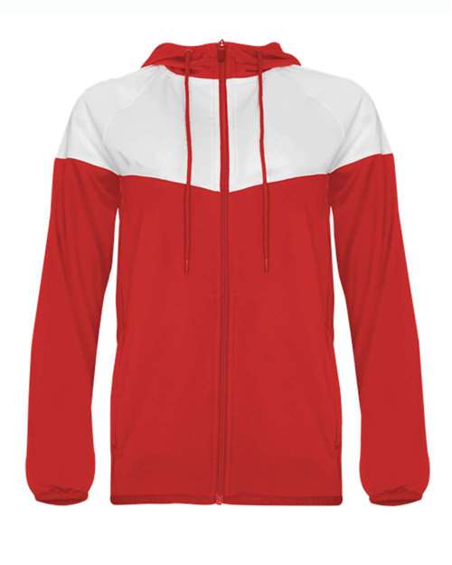 Women's Sprint Outer-Core Jacket - Red/ White Front