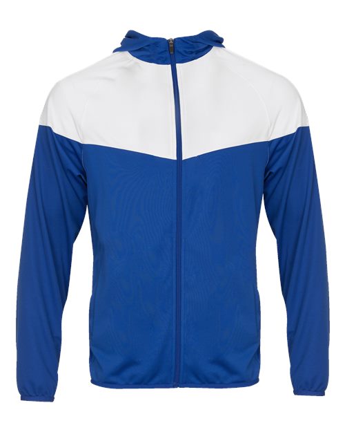Youth Sprint Outer-Core Jacket - Royal/ White Front