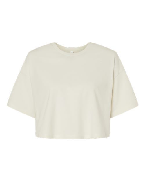 Women's Jersey Crop Tee - Vintage White Front