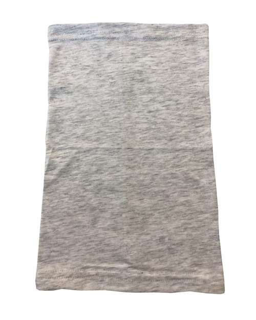 Youth General Use Neck Gaiter - Heather White Front