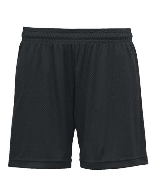 Women's Mesh Shorts - Black Front