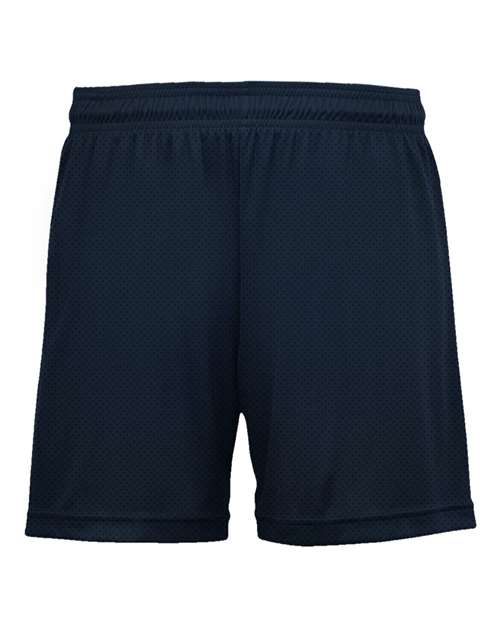 Women's Mesh Shorts - Navy Back