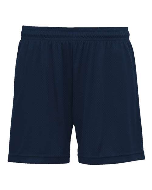 Women's Mesh Shorts - Navy Front