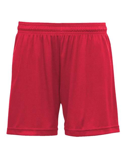 Women's Mesh Shorts - Red Front
