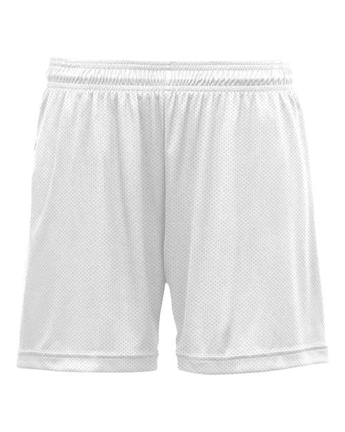 Women's Mesh Shorts - Silver Front