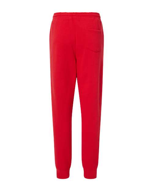 Men's Midweight Fleece Sweatpants - Red Back