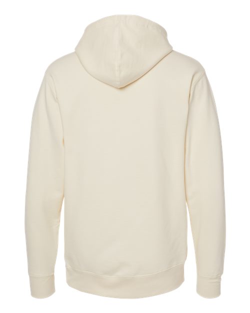 Unisex Midweight Hooded Sweatshirt - Bone Back