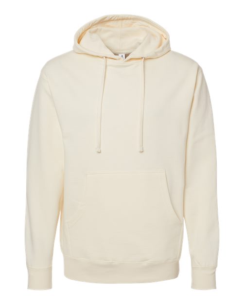 Unisex Midweight Hooded Sweatshirt - Bone Front
