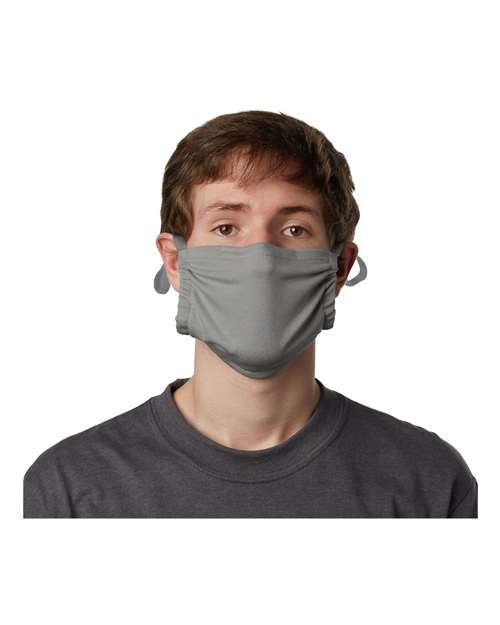 2-Ply Cotton Pocket Face Mask - Concrete Grey Front