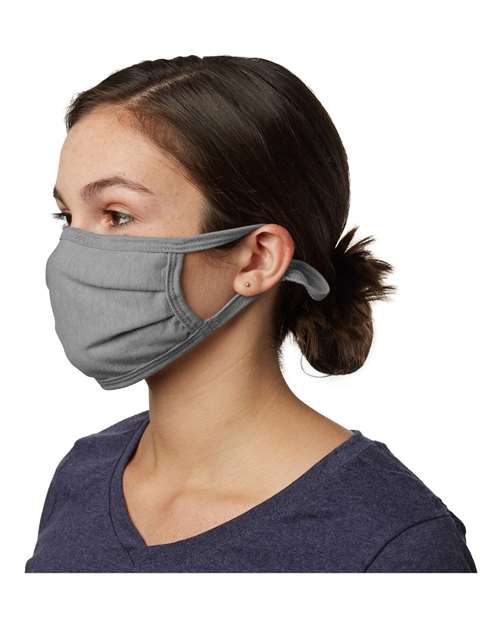 Hanes X-Temp™ 2-Ply Adjustable Face Mask - Side