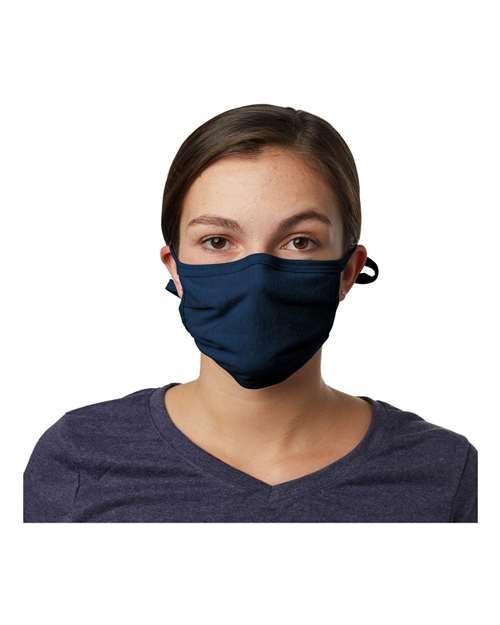 X-Temp™ 2-Ply Adjustable Face Mask - Navy Front